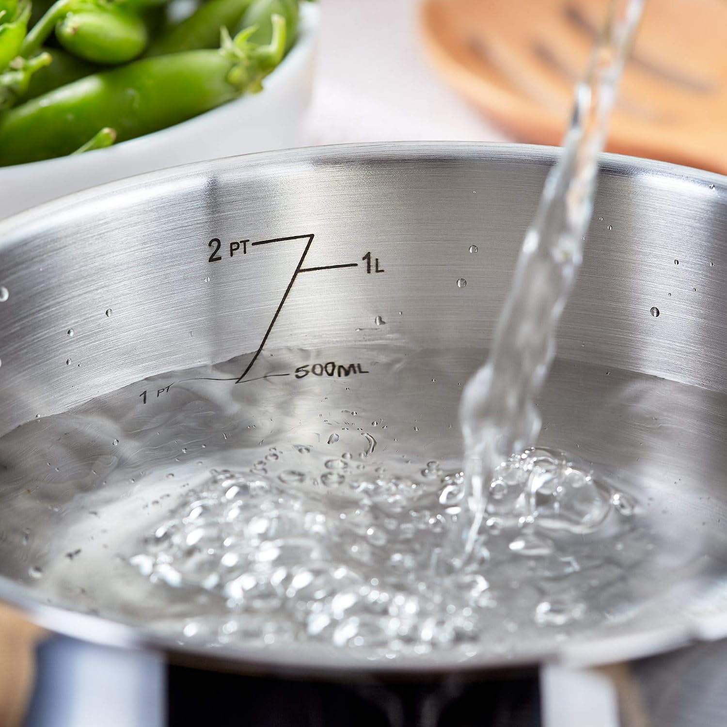 Judge Vista JJ01A Stainless Steel Milk Pan 14cm 900ml Induction Ready, Oven Safe, 25 Year Guarantee - Image 5