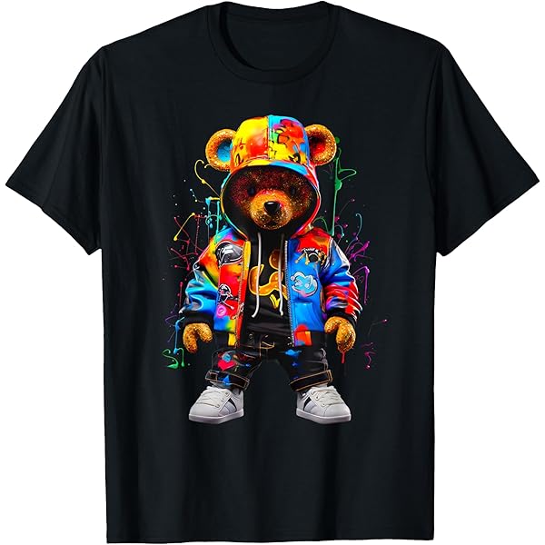 Amazon.com: Hip Hop Teddy Bear Zombie Horror Drip Teddy Bear