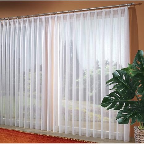 Amazon.de: iovivo Store nach Maß Carmen weiß, mit Faltenband und