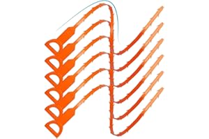 liboyixi 5 Pack 25 Inch Drain Clog Remover Tool, Sink Snake Cleaner Drain Auger Sewer toilet dredge, Snake Drain for Hair Remover Tool For Sewer, Toilet, Kitchen Sink, Bathroom Tub