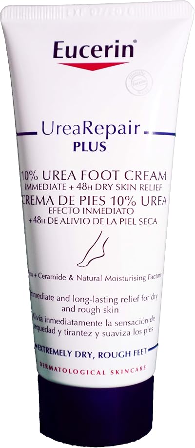 Eucerin Urea Repair Plus 10% Urea Foot Cream 2x100ml Dry Rough Cracked Feet Care