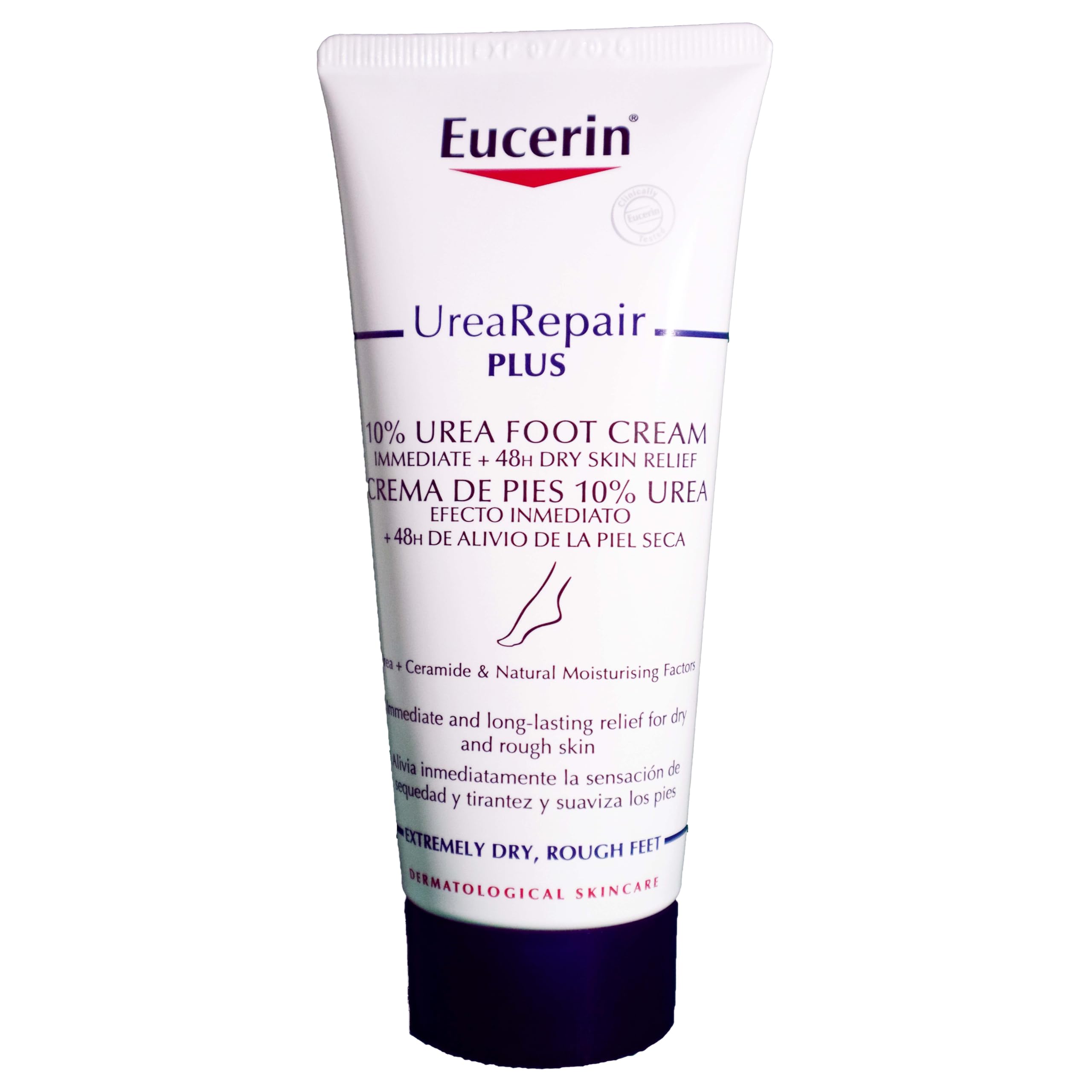 Eucerin Urea Repair Plus 10% Urea Foot Cream, 2 x 100 ml.