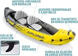 Intex Canoe Explorer K2 Kayak deux personnes Rames Pompe view 5