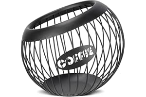 Coffee Pod Holder, Espresso Capsule Organizer, K Cup Holder Storage Basket for Home Office Coffee Counter, Black