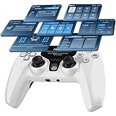 NBCP Wireless PC Controller with Interactive Screen - Gaming Controller with Hall Joysticks & Triggers - 1000Hz Polling Rate 