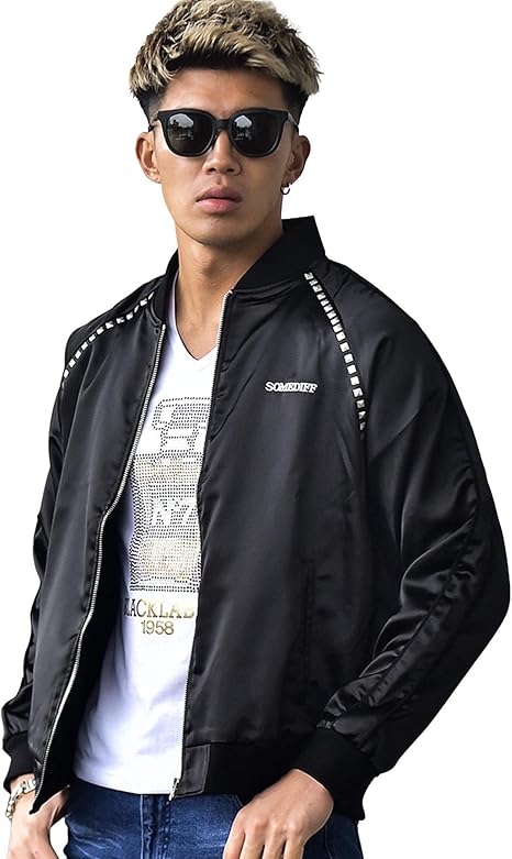 Amazon Ma 1 メンズ Ma1 ブルゾン ジャケット ブランド 薄手 大きいサイズ スタッズ サムディフ コート ジャケット 通販