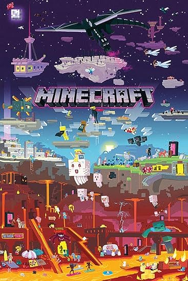 Close Up Minecraft Poster World Beyond (61cm x 91,5cm)