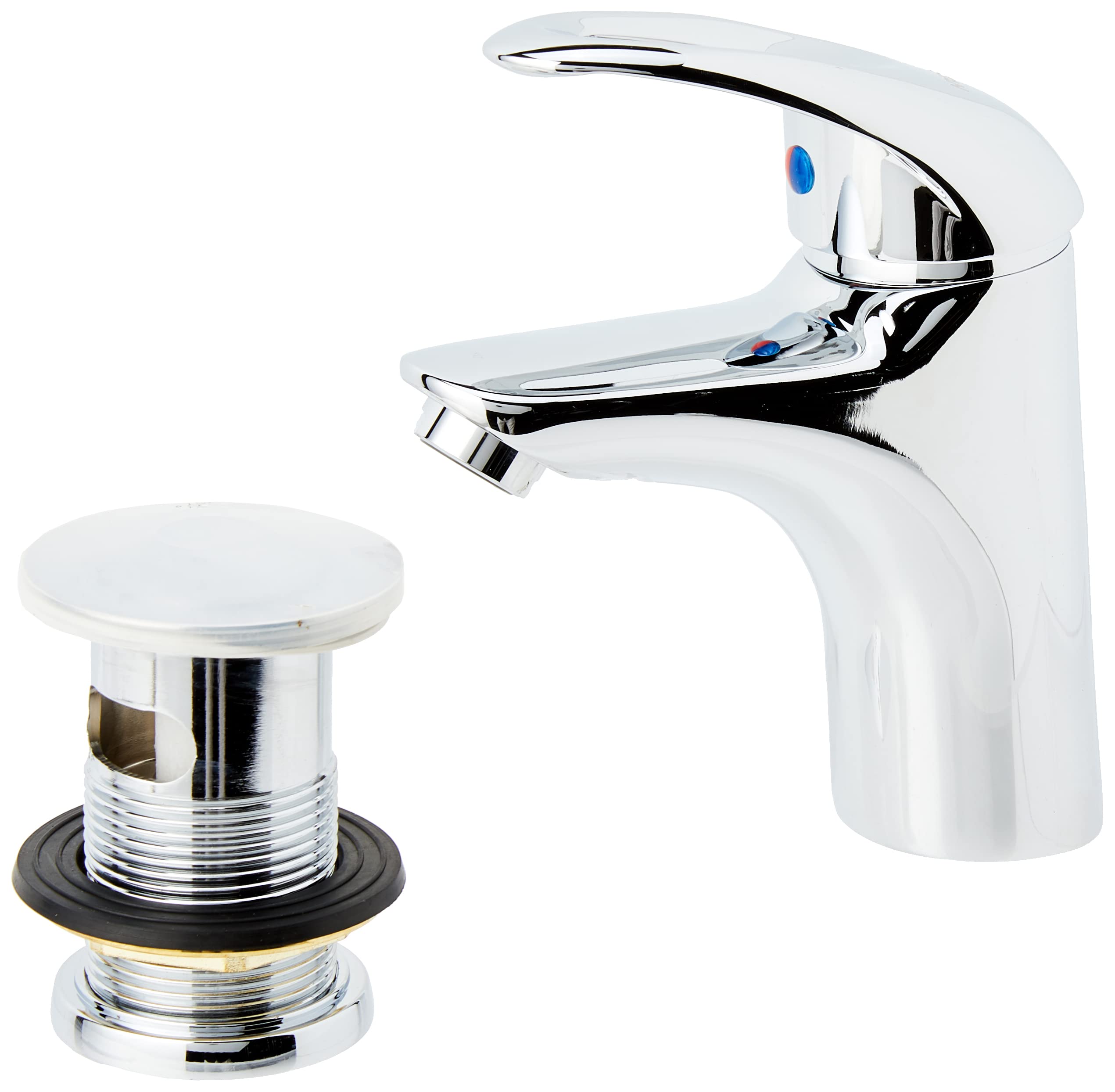 Bristan J Bas C Java Basin Mixer with Clicker Waste