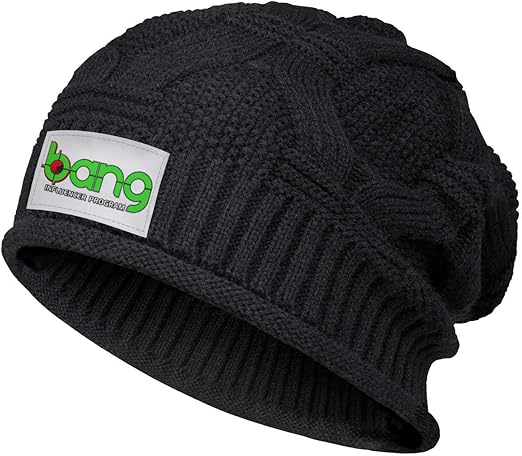 logo knit caps
