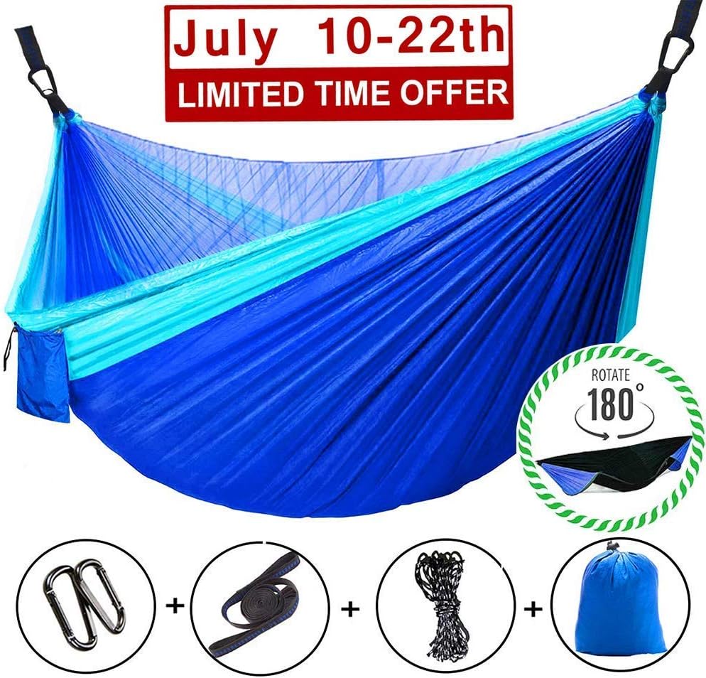 Best 2 person camping hammock with mosquito net