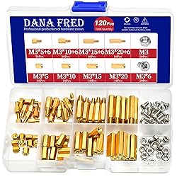 M3 Hex Male Female Brass Spacers Standoffs Screws