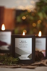 Ocoee House Luxury Scented Soy Wax Candle 450g Wild Forest Loch Lomond view 4
