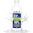DELON Isopropyl 99 Percent- 1 Bottle (225ml) Rubbing Alcohol - High Purity IPA sanitizer for Cleaning and Medical use.