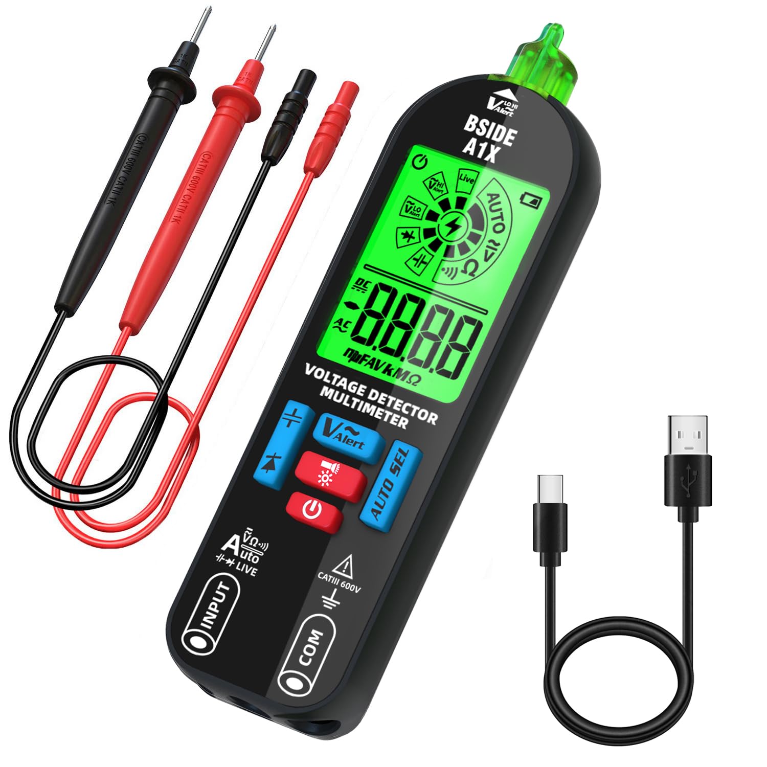 BSIDE Smart Digital Multimeter Tester Rechargeable