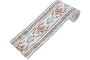 Generic Vintage Style Peel and Stick Wall Border Trim Sticker Self-Adhesive Waterproof Skirting Board Decals for Kitchen Bath