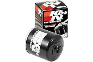 K&N Motorcycle Oil Filter: High Performance, Premium, Designed to be used with Synthetic or Conventional Oils, Wrench Off Nut: Fits Select Honda, Kawasaki, Polaris, Yamaha Vehicles, KN-303