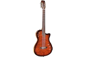 Cordoba Stage 6 String Electric Guitar for Live Performances & Studio Recording, Right-Handed, Solid Spruce Top, Chambered Solid Body, Cutaway, Fusion Neck, Recycled Nylon Shell Gig-Bag (COD EB)