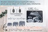 Johiux Baby First Scan Photo Frame Countdown Weeks Ultrasound Frame view 3