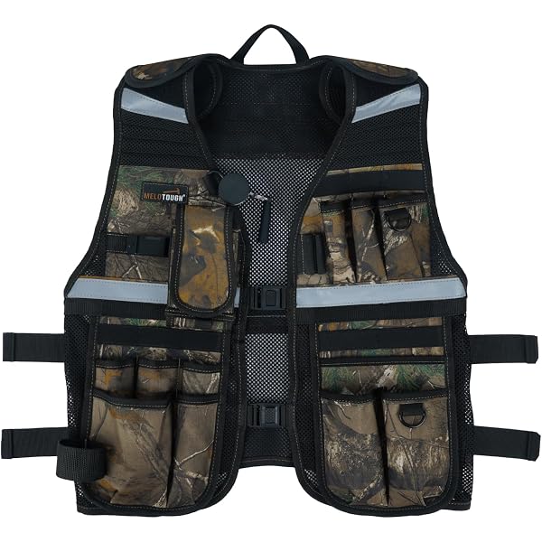 CORDURA Reinforced Vest Allround Work Tool Vest – Black, Size S 