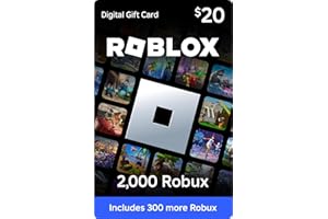 Roblox Digital Gift Card - 2,000 Robux [Includes Exclusive Virtual Item] [Online Game Code]