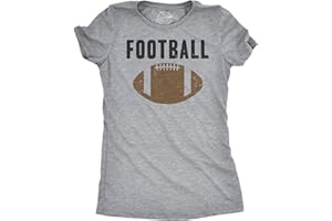 CRAZY DOG T-SHIRTS Womens Vintage Football T Shirt Funny Sunday Game Day Tee for Ladies Graphci