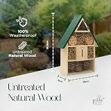Pelle & Sol Eco-Friendly Bee House | Bug Hotel for Bees & Insects view 5