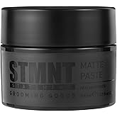 STMNT Grooming Goods Matte Paste 3.38 oz | All Day Strong Hold & High Volume | Hair Clay Paste For Men | Non-Greasy Formula | Texture Paste for Hair | Ideal for Dry & Damp Hair | Mens Hair Styling