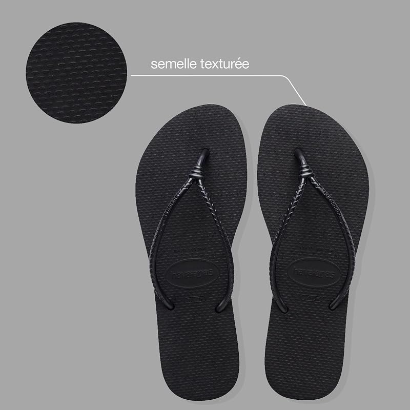 Slim Tube Femme FlipFlop Black 35 EU