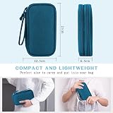 FYY Travel Cable Organiser Bag Double-Layer Electronics Case Green view 2