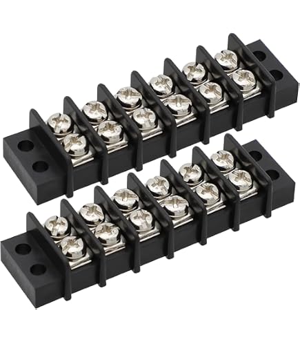 Amazon.com: Diversitech 6187 Terminal Block, 20A-250V 14/pos