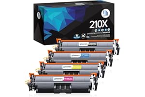 [with Chip] Gotoners 210X 210A Compatible Toner 4 Pack Replacement for HP W2100X Used with Color LaserJet Pro 4301dw 4301fdw 