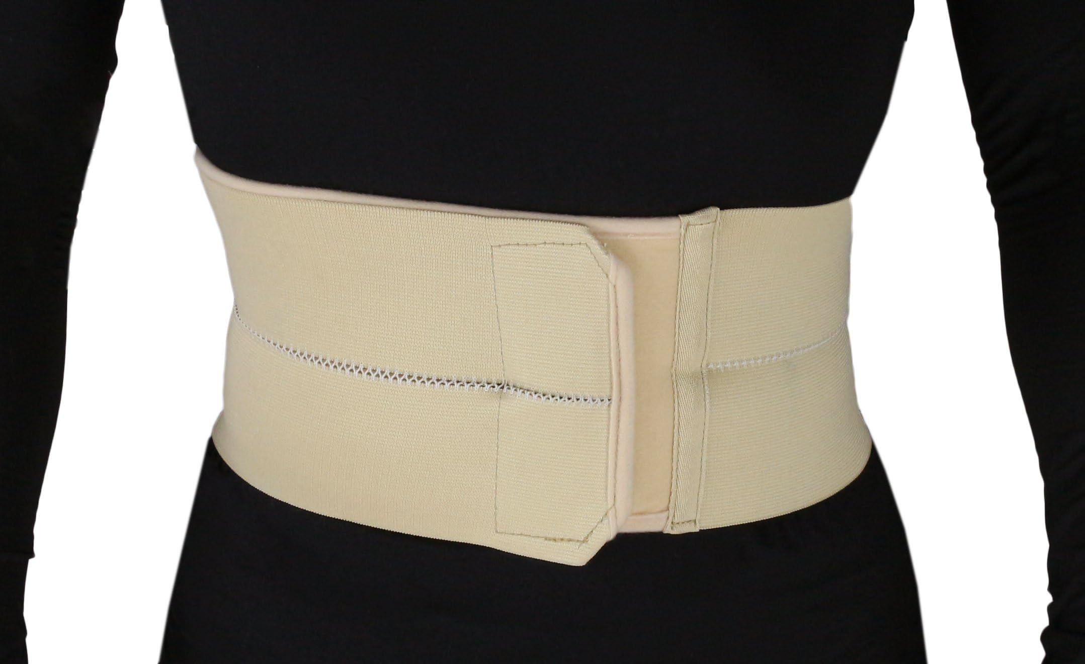 ObboMed® MB-2200S 2-Panel Elastic Postpartum Girdle/Postoperative Abdominal Binder, Injuries support, Post pregnancy, Post-Surgical, Hernia, Belly Wrap Brace, Trimming Waist (S: 22 – 34 inches)