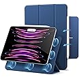 ESR for iPad Pro 12.9 6th/5th/4th Gen, iPad Air 13 Inch Case M3/M2 (2025/2024), Powerful Magnetic Attachment, Slim Trifold Stand Case, Supports Pencil Pro & Pencil (USB-C), Rebound Series, Navy Blue