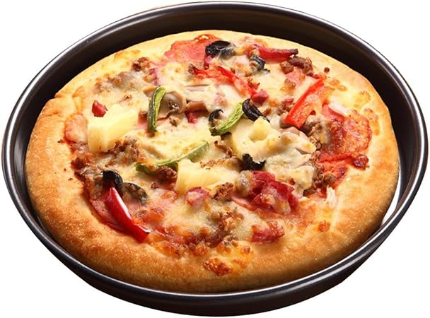 Plateau De Cuisson Plateau De Pizza Plateau De Cuisson Rond Menager Pour Four Traitement En Mode Dur Resistant A Haute Temperature Conservateur 6 7 8 9 12 Pouces Plats A Pizza Amazon Fr Cuisine Maison