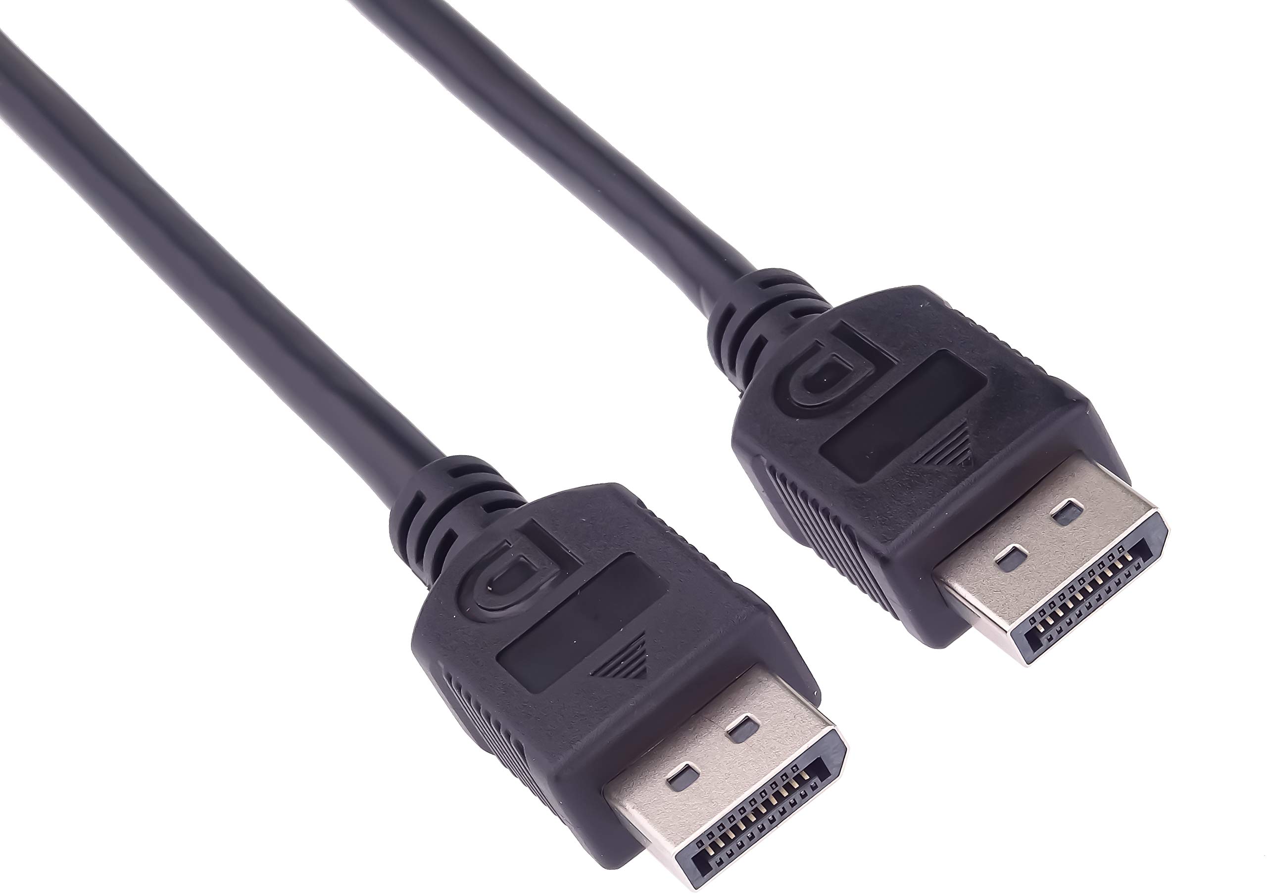 PremiumCord DisplayPort Connection Cable M/M 1 m, DisplayPort to DisplayPort Cable, 10.8 Gbps, Video up to 4K@30Hz, 2560x1600, 2K@60Hz, Full HD 1080p, HDCP 2.2, Black