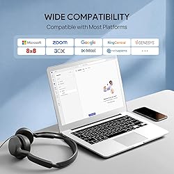 Yealink UH42 USB-A Headset with Microphone for PC
