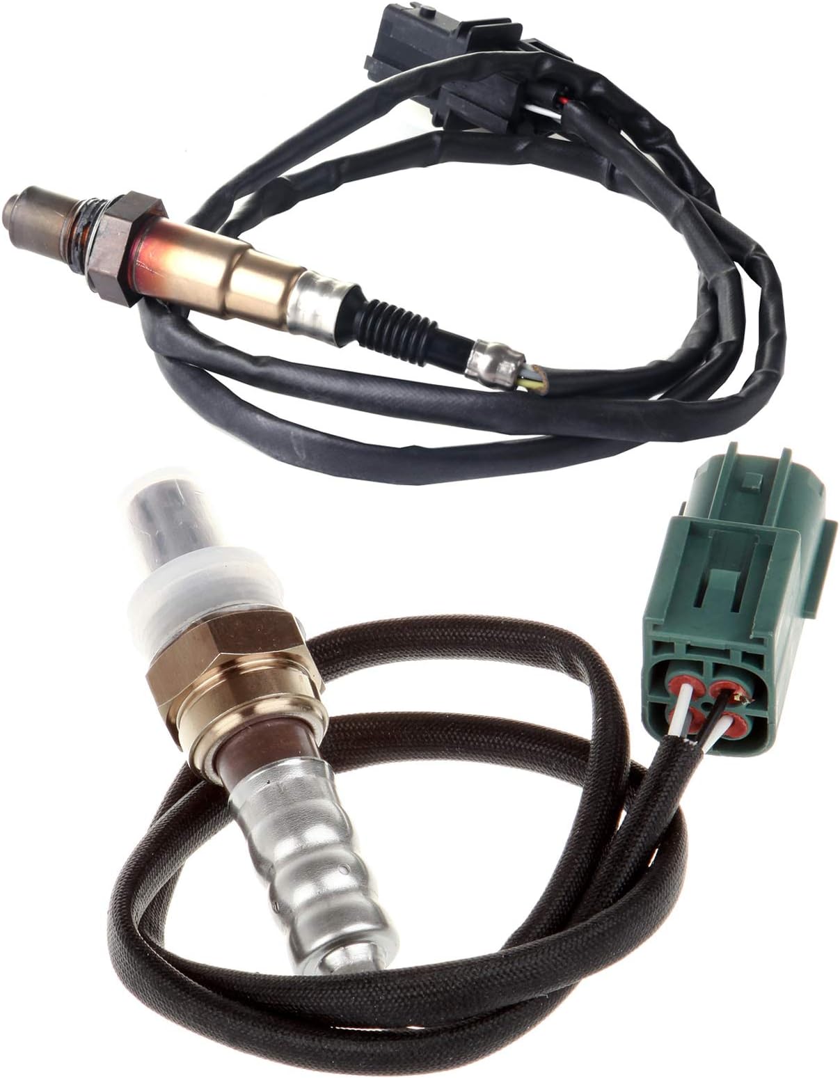 TUPARTS Oxygen Sensor O2 234-5700 13675 Fit for Infiniti FX35 3.5L 04-06, for Infiniti G35 3.5L 04-07, for Nissan 350Z 3.5L 05-06, for Nissan Altima 2.5L 04-06 Upstream + Downstream 2pcs