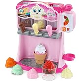 LeapFrog Count and Swirl Ice Cream Maker Playset for Kids, Pink