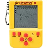Fizz Creations Pac-Man Mini Arcade Keychain &ndash; Handheld LCD Retro Game | Pocket-sized, Original Sounds and Gameplay, 2 AAA batteries (not included)