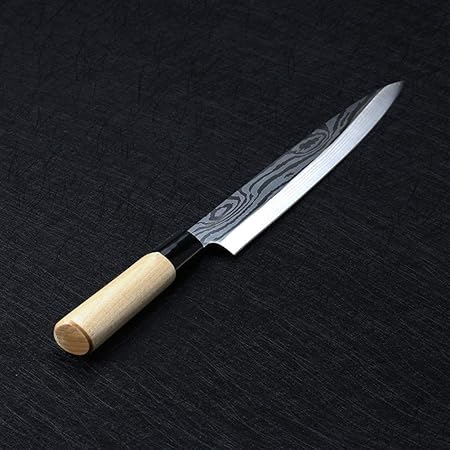 Laser Damascus Chef Knives Japanese Salmon Sushi Knives Stainless Steel Sashimi Kitchen Knife Raw Fish Fillet Layers Cooki Knife Amazon Co Uk Kitchen Home