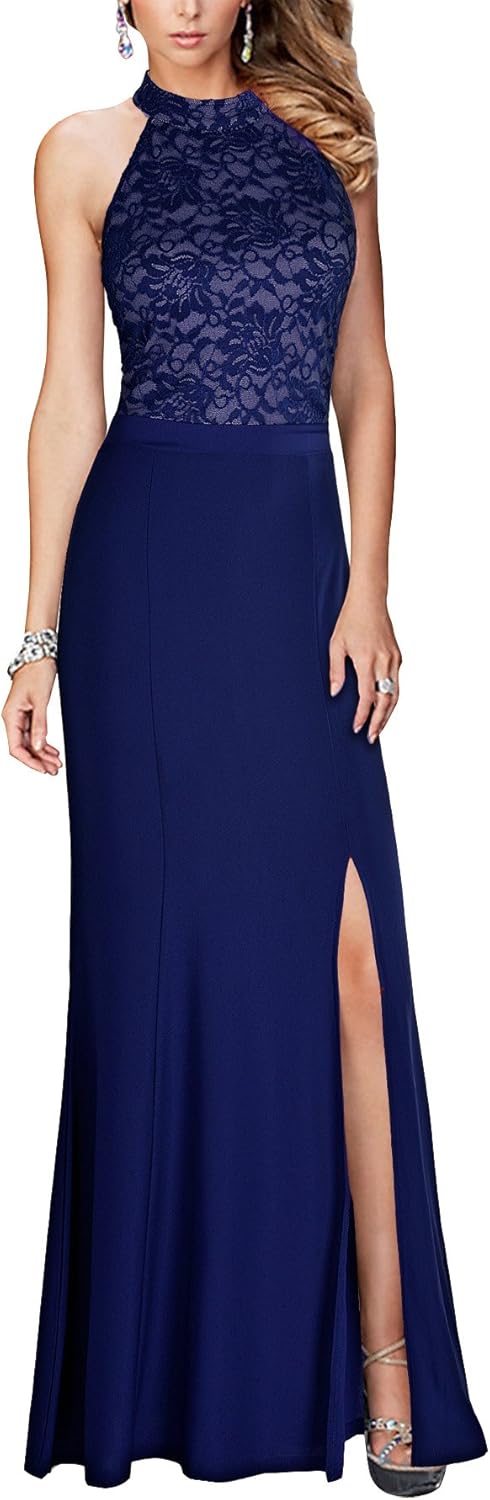 rephyllis women's retro floral lace vintage bridesmaid wedding long dress