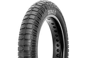 MOHEGIA E-Bike Fat Tire: 20x4.0/20x4.5/20x5.0/26x4.0 Inch Folding Heavy Duty Fat Tire for Electric Bicycle,MTB and Trike for Urban Commuting Or Off-Road Riding