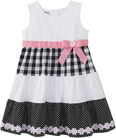 white floral toddler dress