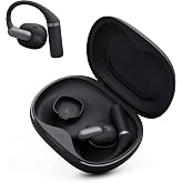JBL Sense Pro Open Ear Headphones, Spatial Sound, Earhook Fit - Black | Built For Running With Situational Awareness, Water Resistant, Wireless Charging Case, Long Battery Life, App Customization