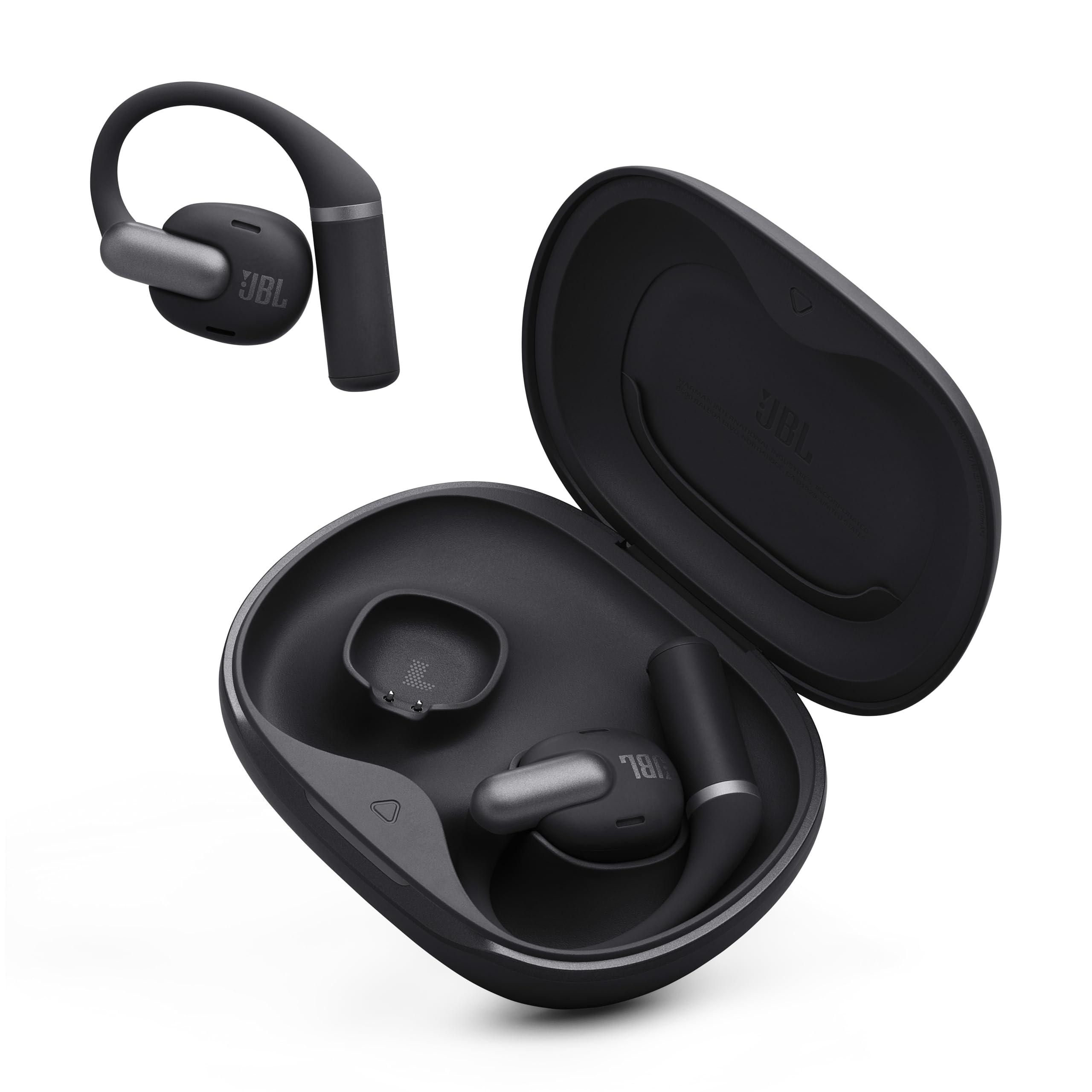JBL Sense Pro Open Ear Headphones, Spatial Sound, Earhook Fit - Black