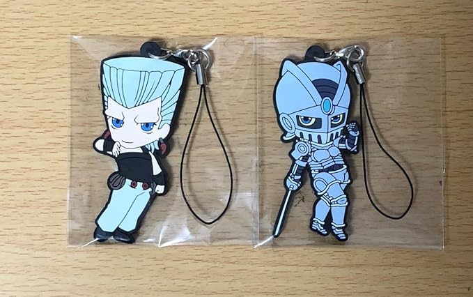 Amazon ジョジョの奇妙な冒険 第3部 ラバーストラップコレクション ジャン ピエール ポルナレフ シルバーチャリオッツ メディコス アニメ 萌えグッズ 通販