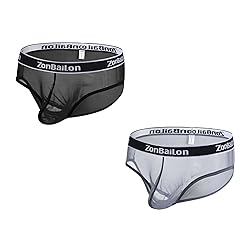 ZAIGGUT Mens Sexy See Through Underwear Breathable