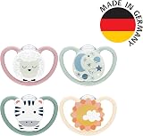 NUK Space Day & Night Baby Dummy 18-36 Months Glow Ventilation Zebra Sheep 4 view 7