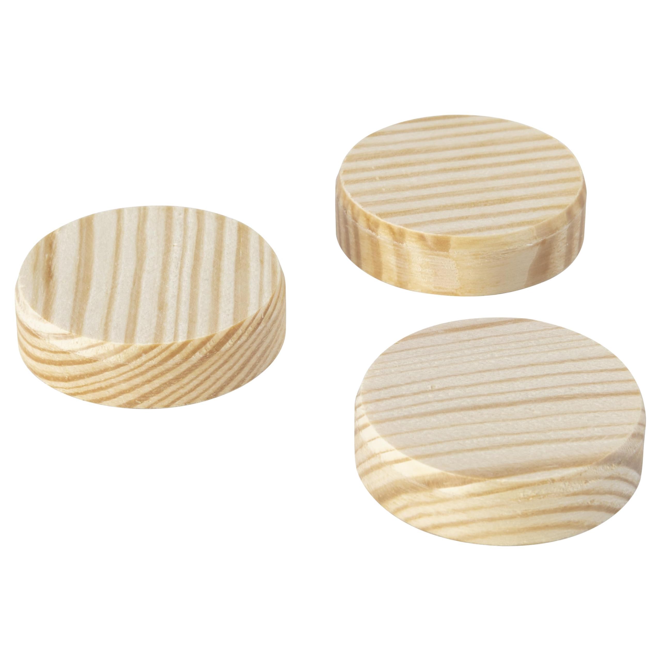 wolfcraft 8 Wooden Plugs Ø 40 mm I 2945000 I for patching and repairing flaws in wood