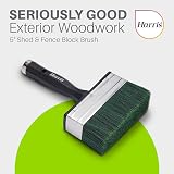 Harris Seriously Good 5 inch Woodwork Paint Brush for Sheds Fences Decking view 4